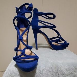 Cobalt JustFab Heels